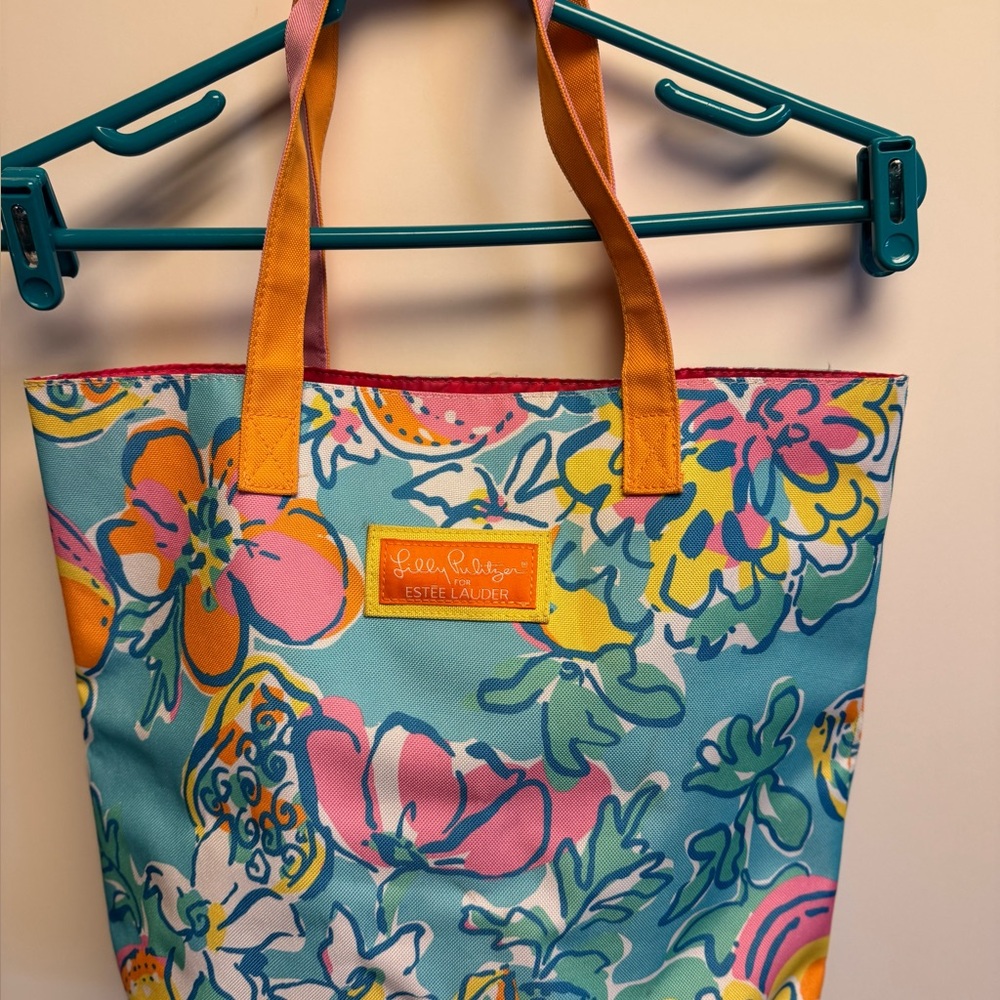 Lilly Pulitzer Vibrant‎ Floral Tote Bag for Estée Lauder
